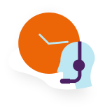 Ícono de servicio al cliente